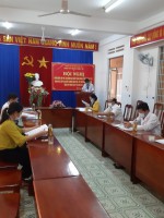 Phát biểu khai mạc Hội nghị của đồng chí Bí thư Đảng ủy Trung tâm Y tế